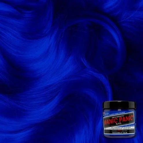 MANIC PANIC HIGH VOLTAGE CLASSIC SEMI PERMANENT ROCKABILLY BLUE 118 ML.