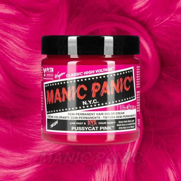 MANIC PANIC HIGH VOLTAGE CLASSIC SEMI PERMANENT PUSSYCAT PINK 118 ML.