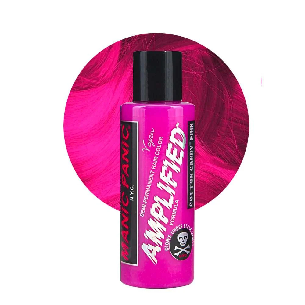 MANIC PANIC AMPLIFIED CREAM FORMULA SEMI-PERMANENT COTTON CANDY PINK 118 ML.