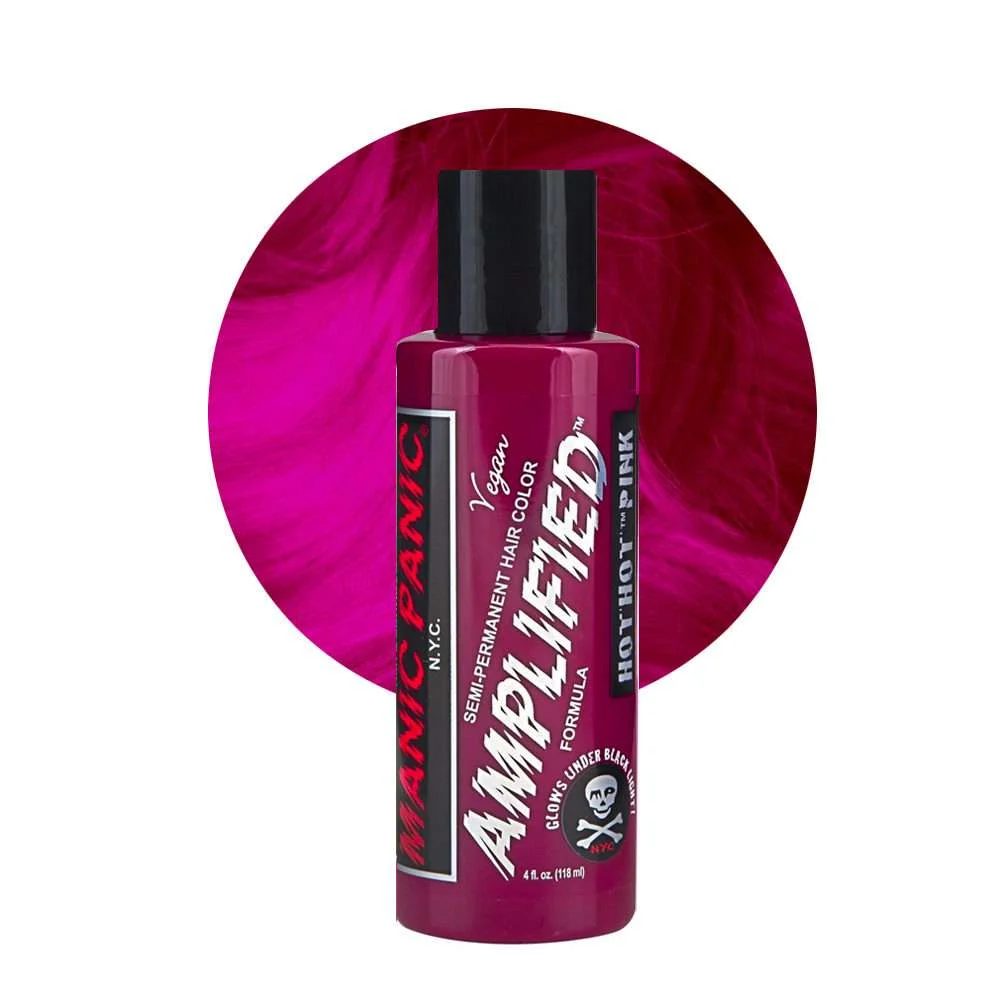 MANIC PANIC AMPLIFIED CREAM FORMULA SEMI-PERMANENT HOT HOT PINK 118 ML.