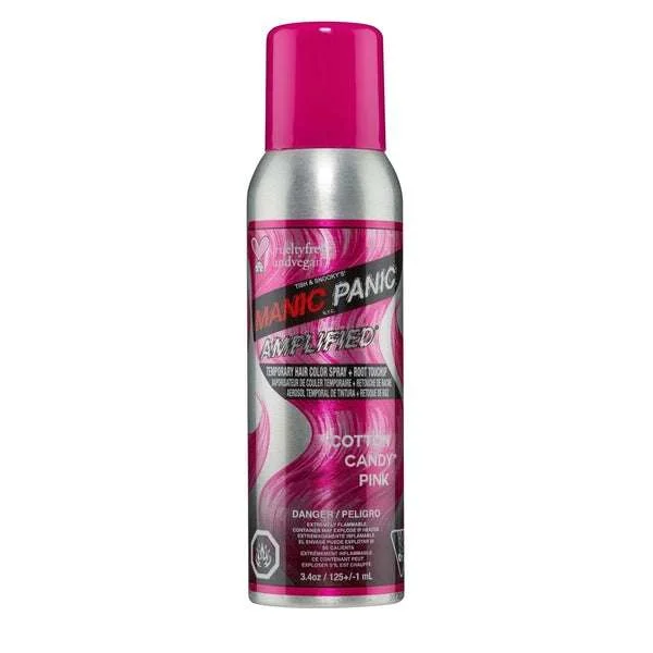 MANIC PANIC COTTON CANDY PINK – AMPLIFIED TEMPORARY SPRAY-ON COLOR AND ROOT TOUCH-UP