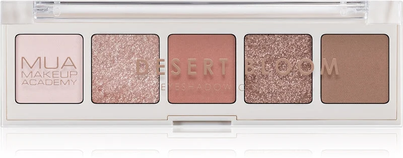MUA Makeup Academy Professional 5 tonalità palette di ombretti colore Desert Bloom 3,8 g