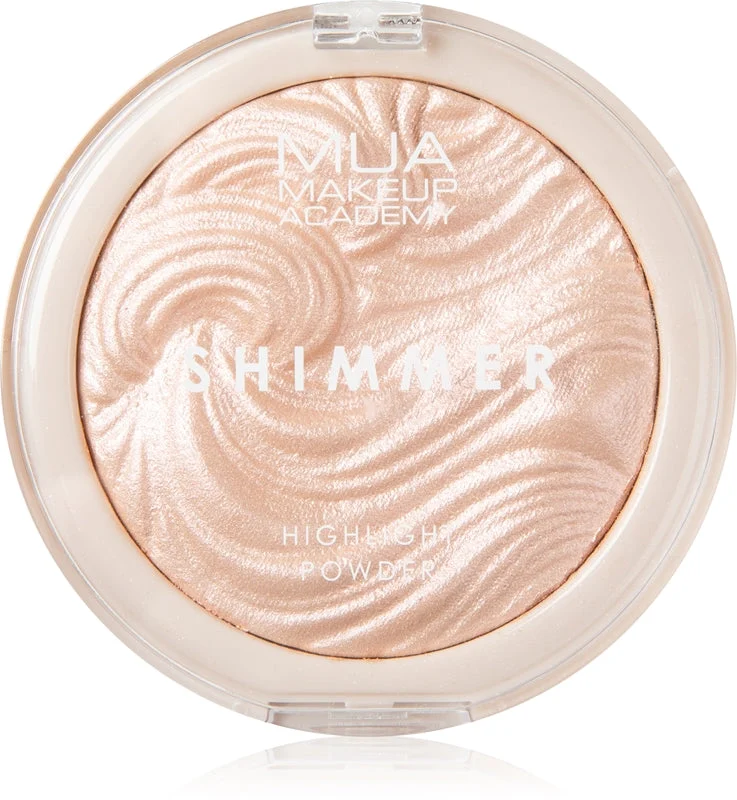MUA Makeup Academy illuminante compatto in polvere colore Pink Shimmer 8 g
