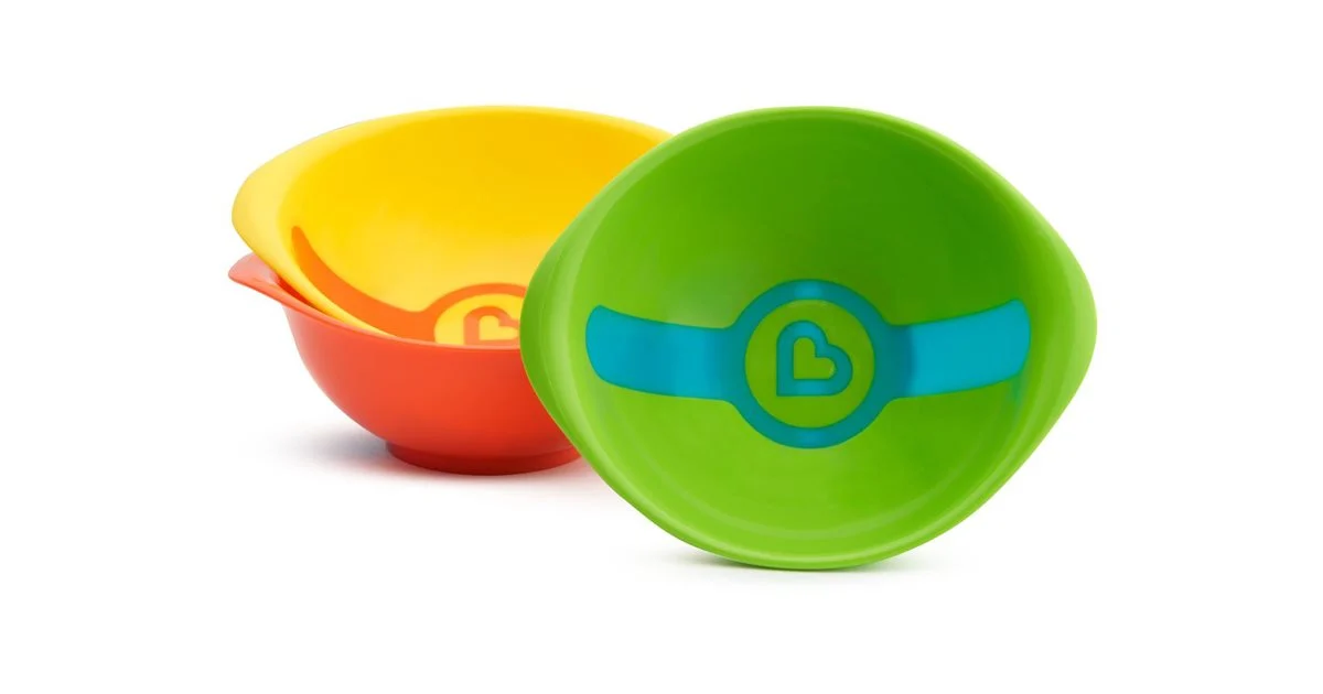 Munchkin White Hot Bowls ciotola con sensore termico 6 mesi+ 3 pezzi
