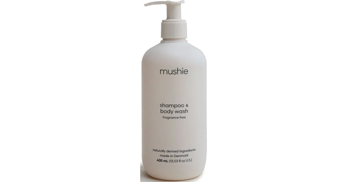 Mushie Organic Baby gel doccia e shampoo 2 in 1 per bambini 400 ml