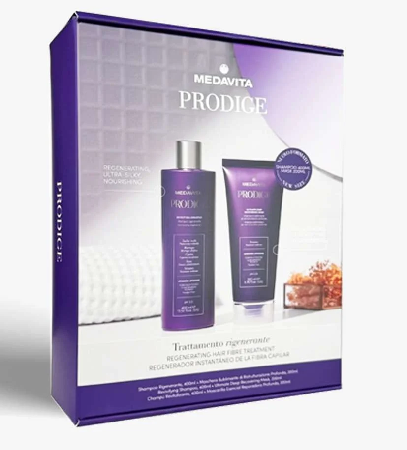 COFANETTO PRODIGE – TRATTAMENTO RIGENERANTE – SHAMPOO 400 ML. + MASK 200 ML.
