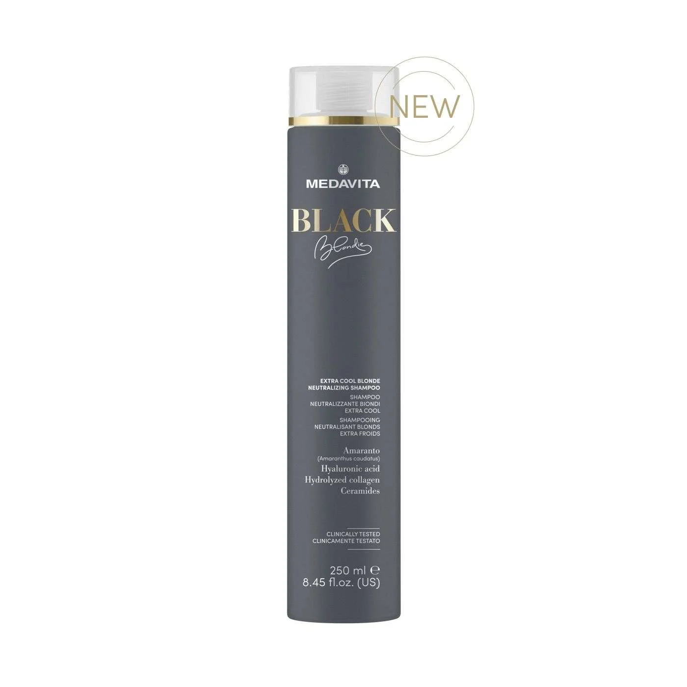 MEDAVITA BLACK BLONDIE EXTRA COOL BLONDE NEUTRALIZING SHAMPOO 250 ML