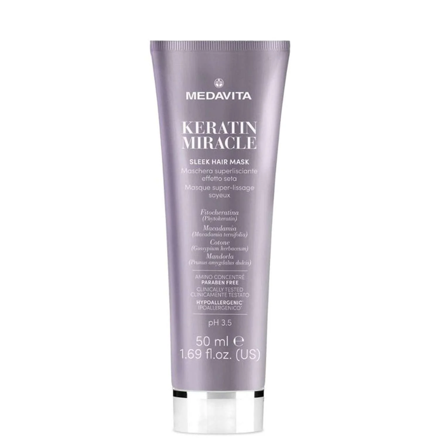 MEDAVITA KERATIN MIRACLE SLEEK HAIR MASK 150ML