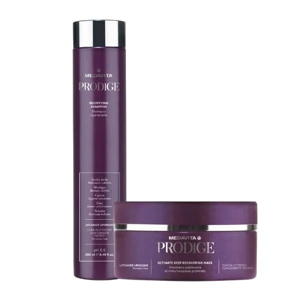 MEDAVITA PRODIGE REVIVIFYING SHAMPOO 250ML + DEEP RECOVERING MASK 250ML