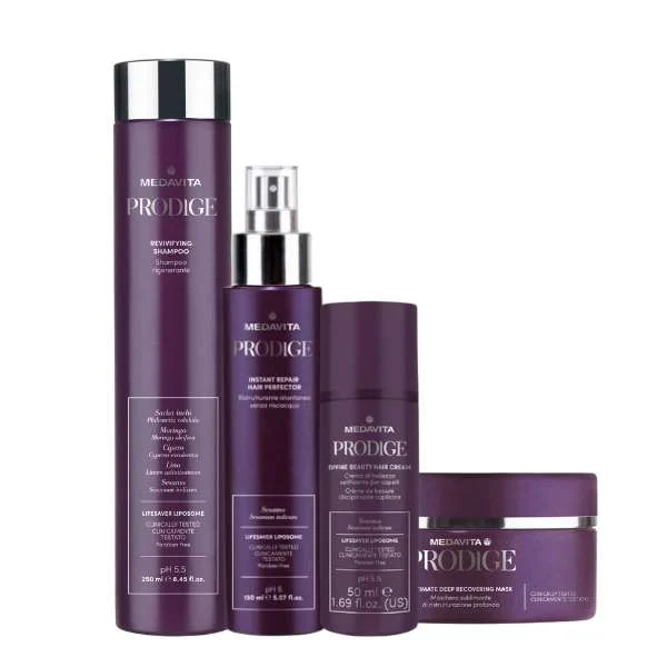 MEDAVITA PRODIGE REVIVIFYING SHAMPOO 250ML + HAIR CREAM 50ML + MASK 250ML + HAIR PERFECTOR 150ML