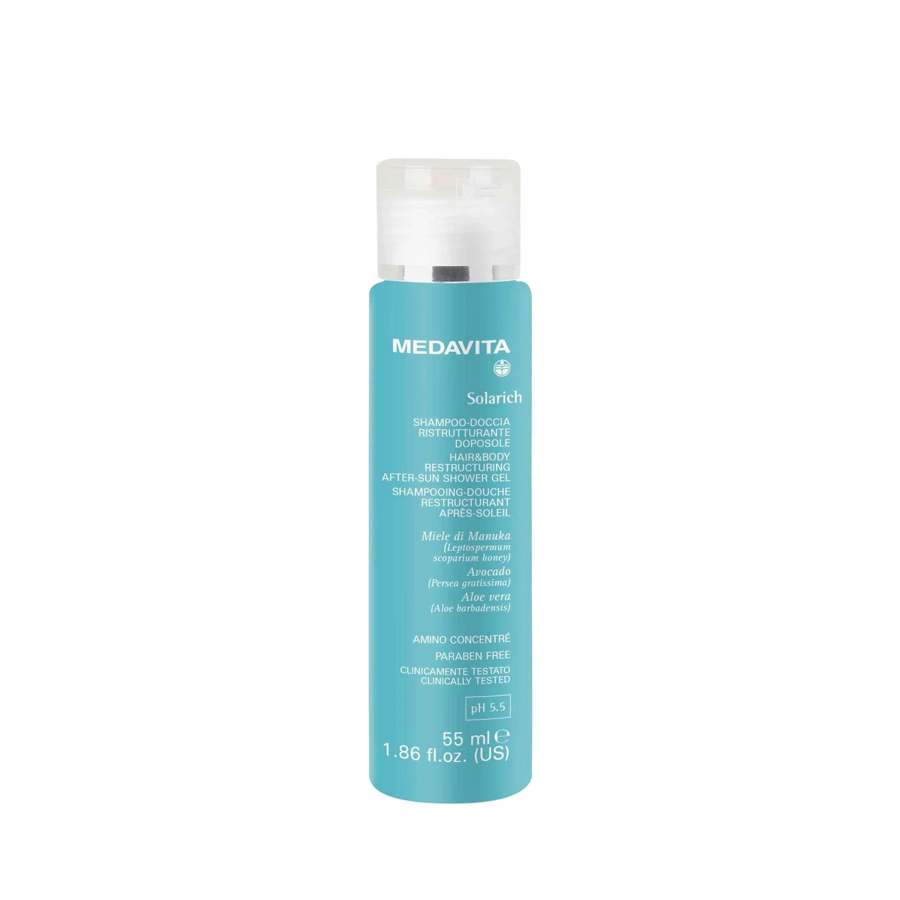 MEDAVITA SOLARICH SHAMPOO-DOCCIA RISTRUTTURANTE DOPOSOLE 55ML