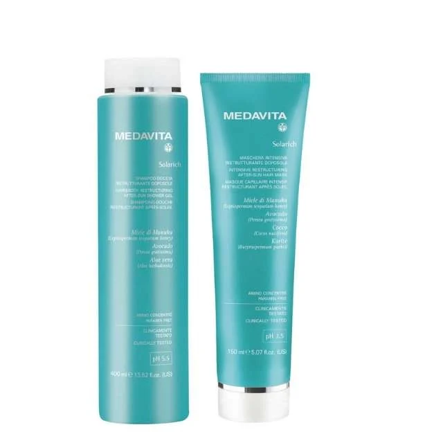 MEDAVITA SOLARICH SHAMPOO-DOCCIA DOPOSOLE 400ML + MASCHERA INTENSIVA 150ML