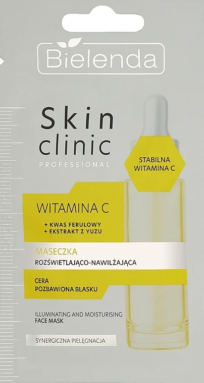 Maschera viso illuminante e idratante