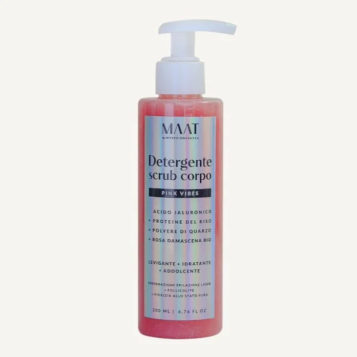 MY SEZIONE AUREA Maat – Detergente Scrub Corpo Pink Vibes