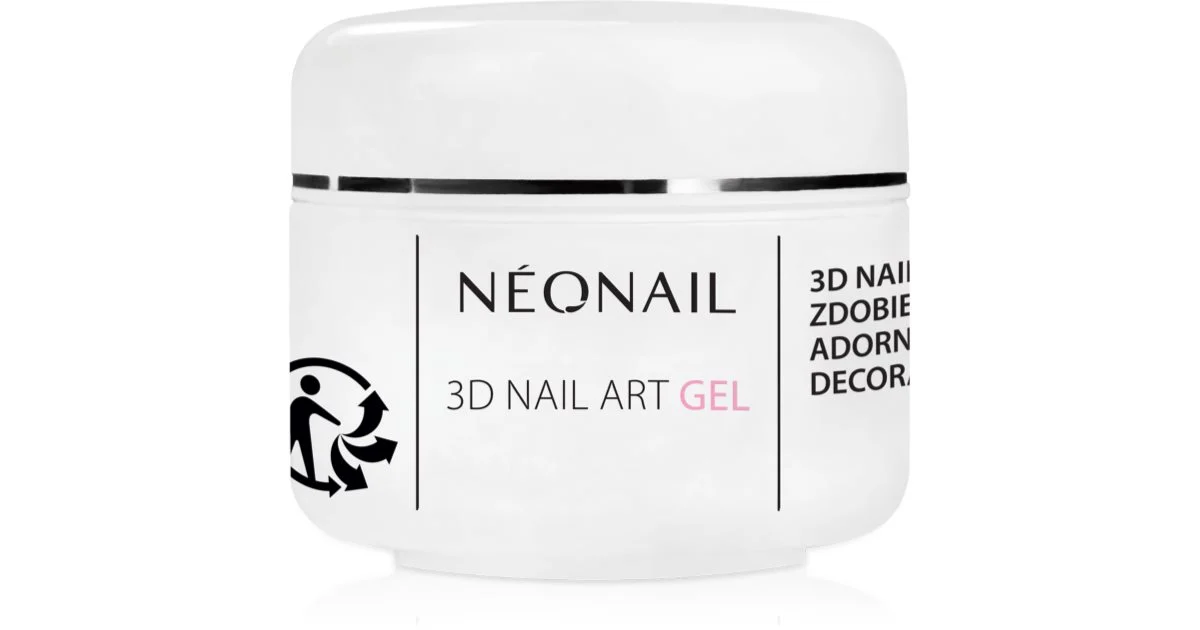 NEONAIL Nail Art 3D Gel gel modellante per le unghie colore Clear 5 g
