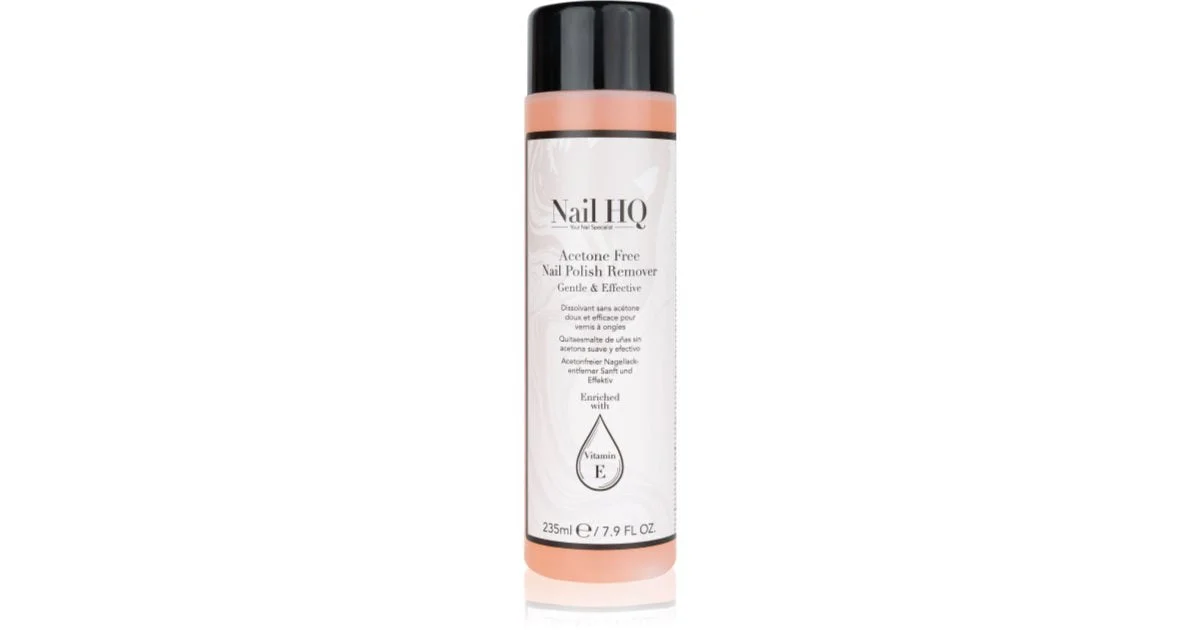 Nail HQ solvente per unghie senza acetone 235 ml