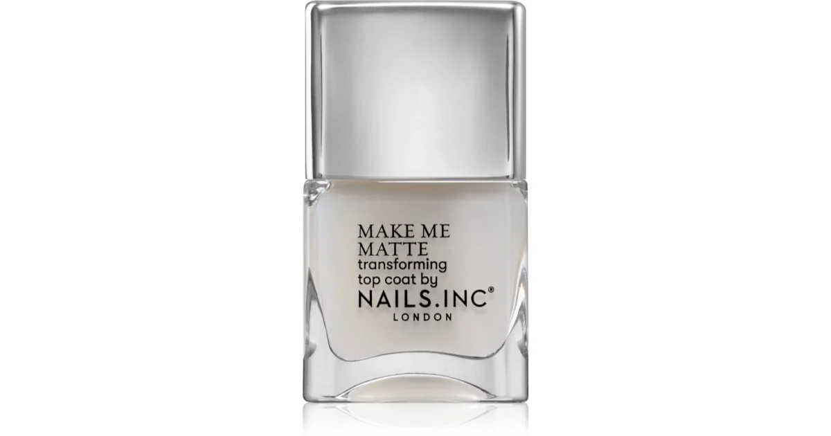 Nails Inc. Better on Top Matte top coat ad asciugatura rapida effetto opaco 14 ml