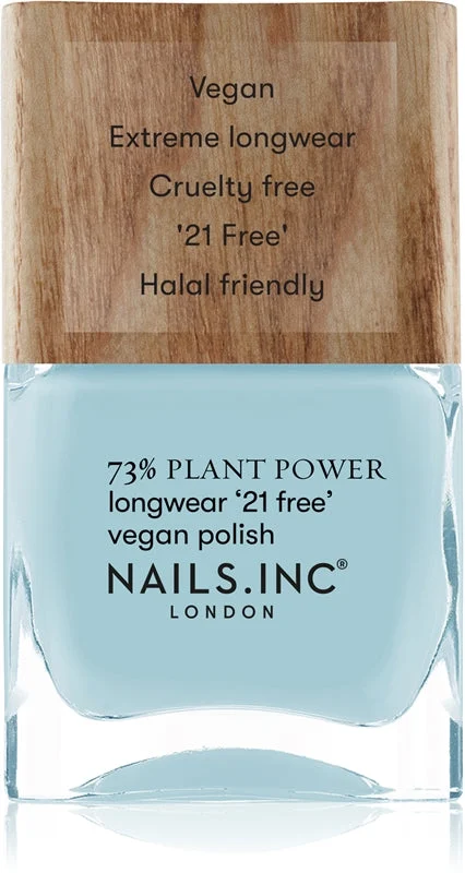 Nails Inc. Vegan smalto per unghie lunga tenuta colore Sky's My Limit 14 ml