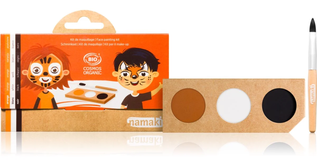 Namaki Color Kit pittura Tigre e volpe set per bambini