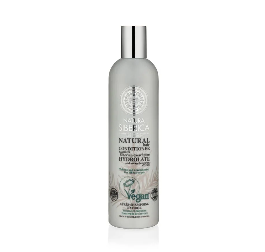 NATURA SIBERICA Hydrolate – Balsamo Volume & Nourishment | per Tutti i Tipi di Capelli