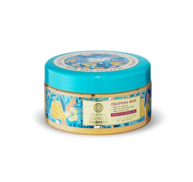 NATURA SIBERICA Oblepikha – Hair Mask For Dry & Normal Hair | Maschera per Capelli Secchi e Normali