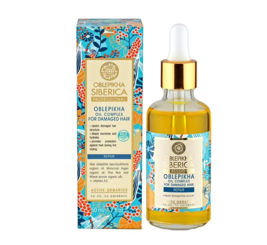 NATURA SIBERICA Oblepikha – Oil Complex For Damaged Hair | Capelli Danneggiati