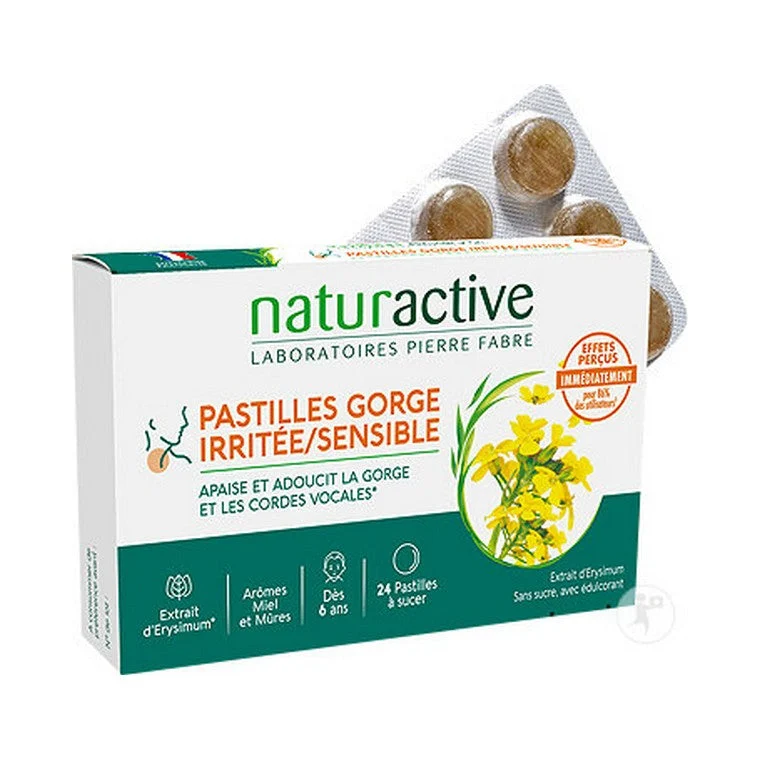 Naturactive Pastiglie Gola Irritata/Sensibile 24 Pastiglie