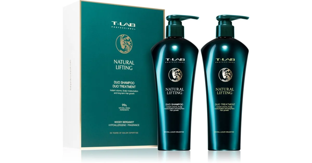 T-LAB Professional Natural Lifting confezione regalo per il volume dei capelli 2 pezzi