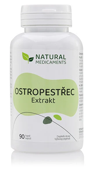 Natural medicaments Estratto di cardo mariano 90 capsule