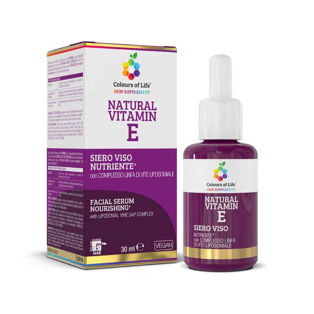 OPTIMA NATURALS Colours Of Life – Natural Vitamin E Siero Viso Nutriente