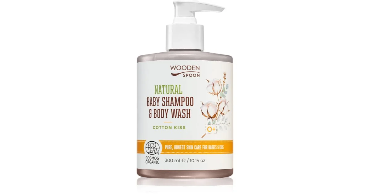 WoodenSpoon Natural shampoo e doccia gel per bambini 2 in 1 300 ml