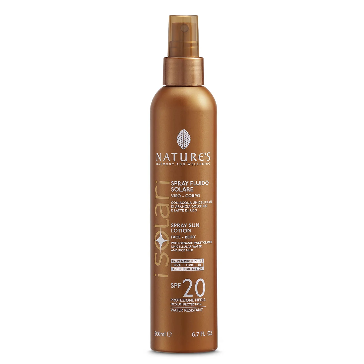 NATURE’S Spray Fluido Solare SPF 20