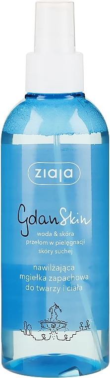 Spray idratante profumato per viso e corpo