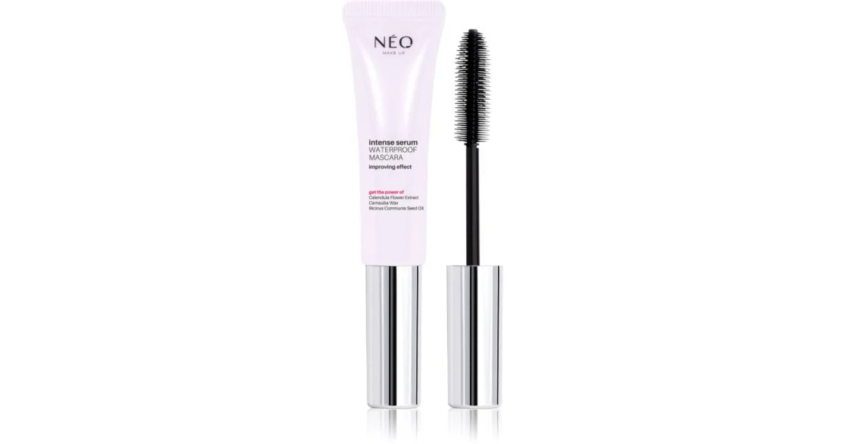 NEO MAKE UP Intense siero mascara waterproof per ciglia voluminose e separate colore nero 9 ml