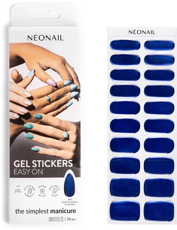 NEONAIL Easy On Gel Adesivi per unghie colore M01 20 pezzi