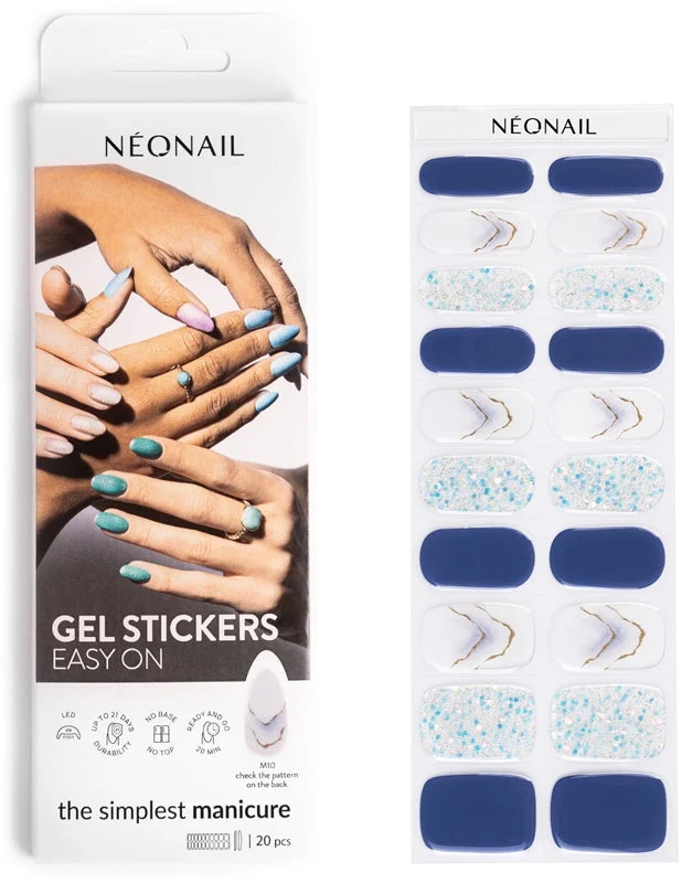 NEONAIL Easy On Gel Adesivi per unghie colore M10 20 pezzi