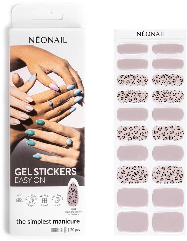 NEONAIL Easy On Gel Adesivi per unghie colore M04 20 pezzi