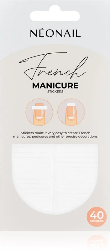 NEONAIL French Manicure Adesivi per unghie tipo 02 40 pezzi
