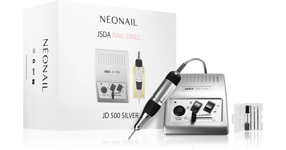 NEONAIL Drill JSDA-JD 500 Silver Lima per unghie elettrica