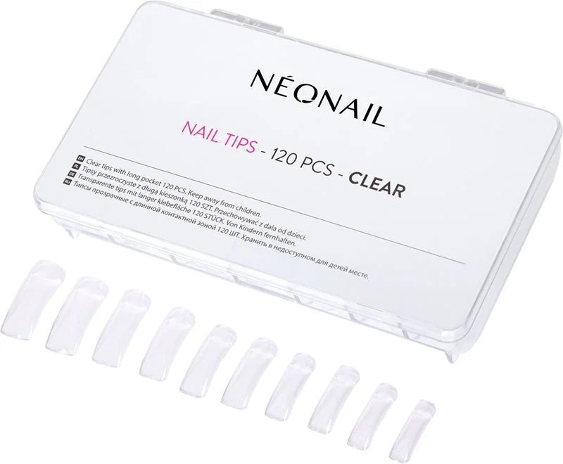 NEONAIL Nail Tips Unghie finte tipo Clear 120 pezzi