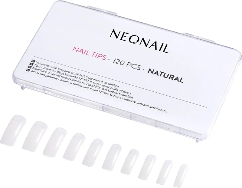 NEONAIL Nail Tips Unghie finte tipo Natural 120 pezzi