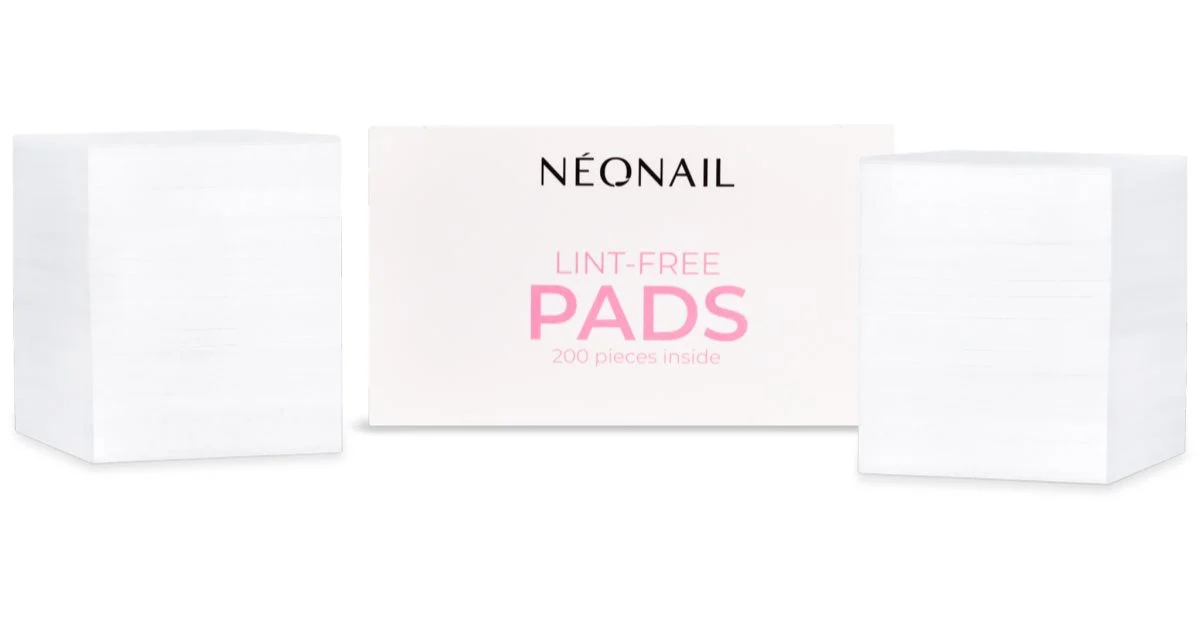 NEONAIL Pads Lint-Free dischetti detergenti per le unghie 200 pezzi