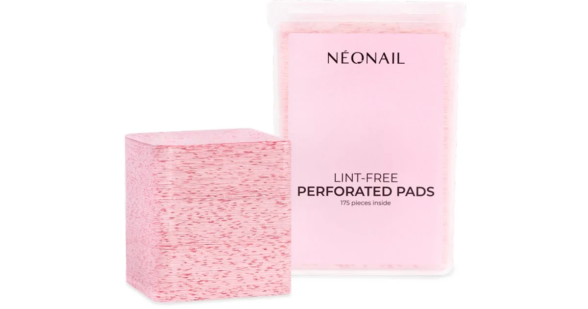 NEONAIL Pads Lint-Free Perforated dischetti detergenti per le unghie 175 pezzi