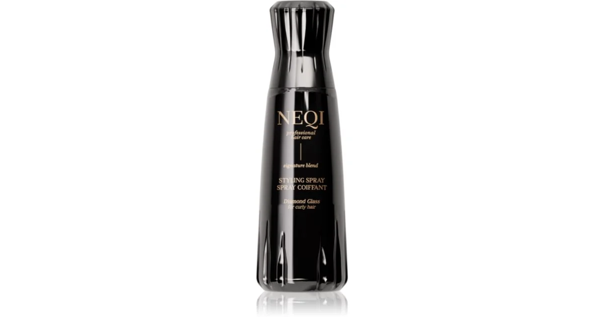 NEQI Treasure Diamond Glass spray per styling per capelli ricci 180 ml