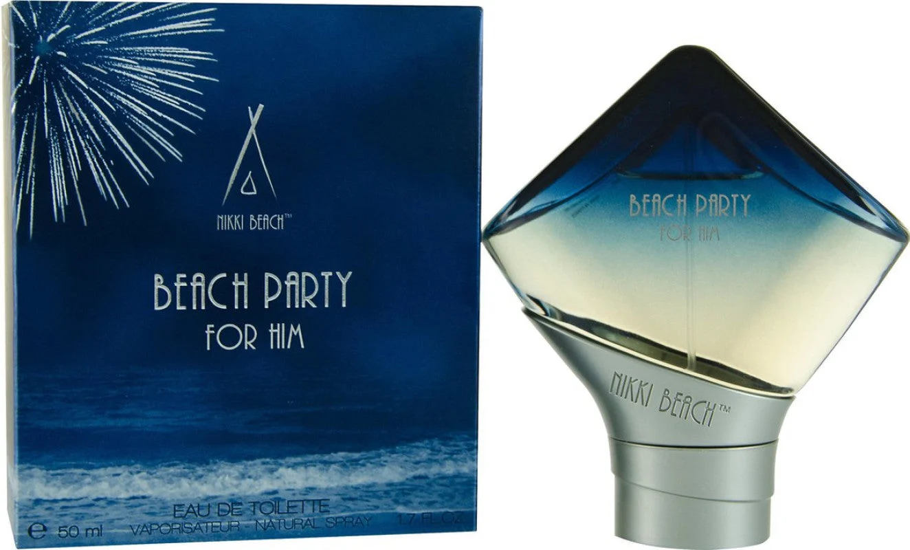 Nikki Beach Party Eau De Toilette da uomo 50 ml