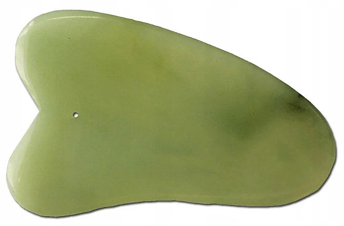 Massaggiatore viso "Gua Sha", giada, verde