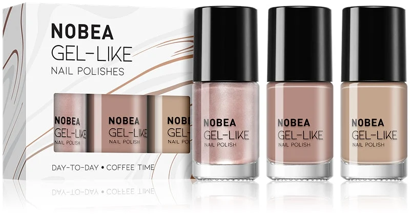 NOBEA Day-to-Day Fresh Frost Set di smalti per unghie nude