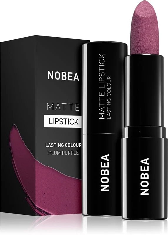 NOBEA Day-to-Day Matte rossetto opacizzante colore Plum purple #M15 3 g