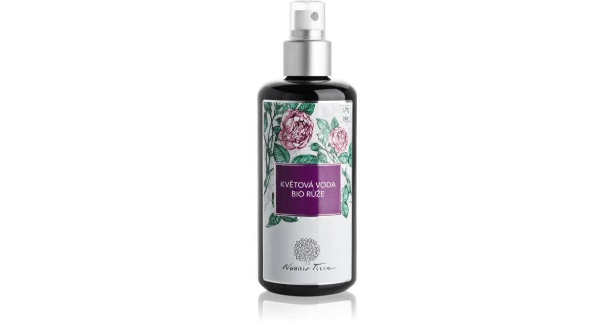 Nobilis Tilia Floral Water Bio Rose lozione viso per idratazione intensa 200 ml