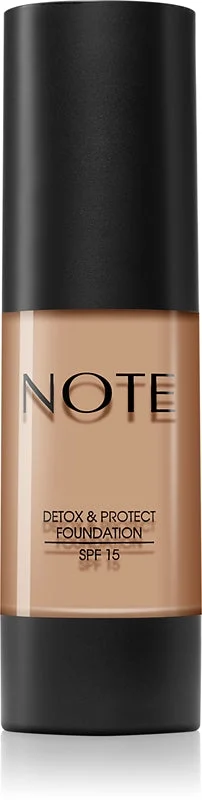 Note Cosmetique Detox & Protect fondotinta liquido con finish matte SPF 15 colore 120 Soft Sand 30 ml